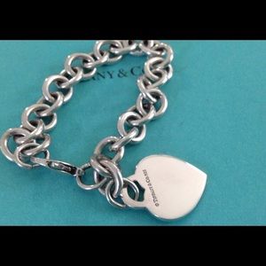 Tiffany & Co. Sterling Silver Heart Bracelet